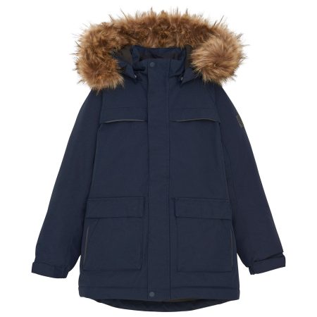 Color Kids Total Eclipse Parka m. Fake Fur - Str. 104