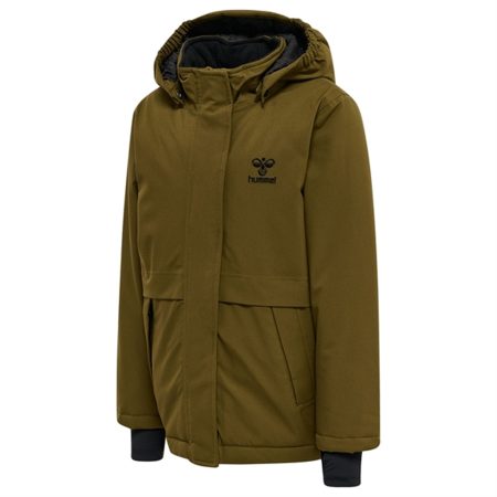 Hummel Dark Olive Urban Tex Vinterjakke - Str. 140