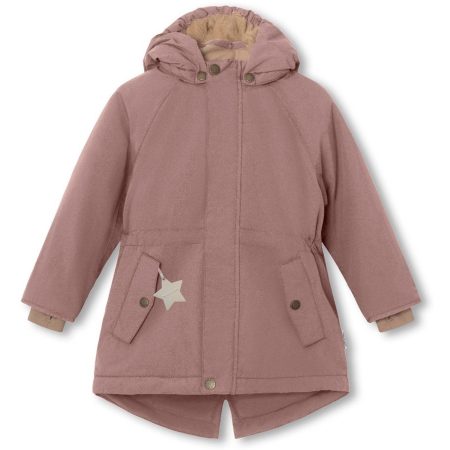 Mini A ture Light plum Vikania Fleece Vinterjakke - Str. 4 år/104