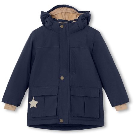 Mini A ture Outer space Kastorio Fleece Vinterjakke - Str. 5 år/110