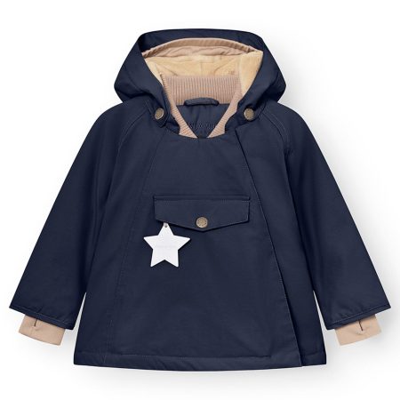 Mini A ture Outer space Wang Fleece Vinterjakke - Str. 4 år/104